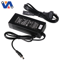 Chargeur UE 42V 2A avec connecteur DC5.5x2.1CE pour Vélo Électrique Ouxi V8 Mini/QMV20 Mini, Pièces Détachées pour Vélo Électrique Fat Bike