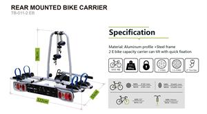 Nouveau design Monté Sur <span class=keywords><strong>Attelage</strong></span> Vélo Électrique Pour 2 Vélos Pour L'europe Chine usine - Product Image 2