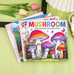 <span class=keywords><strong>Livre</strong></span> de coloriage aquarelle personnalisé pour enfants, couverture souple, parfait, Kawaii Toddler Design Pack, service d'impression de livres de coloriage - Product Image 1