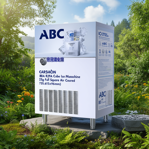 เครื่องทำน้ำแข็งก้อนสี่เหลี่ยม ABE 80A R290 ขนาด 23 กรัม ระบบทำความเย็นด้วยอากาศ 735x615x906 มม. - Product Image 3