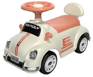 Mainan anak-anak, mainan empat roda, mobil klasik retro anak laki-laki dan perempuan, mobil keseimbangan anti guling, blok geser