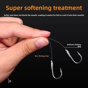 Ligne <span class=keywords><strong>de</strong></span> pêche originale en fluorocarbone Sea Rod, <span class=keywords><strong>100</strong></span> m, diamètre 0,295 mm, ligne principale authentique, haute résistance, résistante à l'usure - Product Image 3