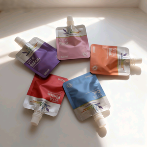 กระเป๋าพลาสติกสีสันสดใสกันความชื้นขนาด50มล. 250มล. โดยไม่ต้องจัดการบรรจุภัณฑ์เพื่อการดูแลส่วนบุคคล - Product Image 3