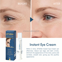 Crème pour les yeux OOTVENA au peptide, anti-rides, cible les cernes et les poches sous les yeux, éclaircit, raffermit, lisse la peau délicate du contour des yeux, atténue les ridules