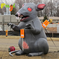 Offre Spéciale : Ballon Géant Publicitaire de 6 mètres de Haut en Forme de Rat Cartoon, Imperméable et Durable, pour Décoration et Publicité