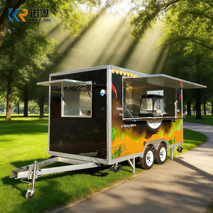 Rimorchio Cucina Mobile Quadrato Omologato DOT CE con Attrezzatura Completa per Hot Dog e Pizza, Ideale per il Mercato USA - Product Image 2
