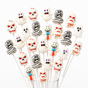 Bonbons Gommes en Forme de Mummy Fantôme BRC Personnalisés, Vente en Gros, Fabricant, Emballage en Boîte, Étiquette Privée, Bonbons Moelleux - Product Image 2