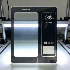 Precision Finished Acrylic Faceplate with Smooth Polished Edge High Quality <b>Sheet</b> Panel for Electronic Device and Equipment - Product Image 1