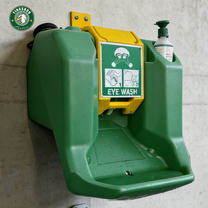 YINGSHOU Estación de Ducha y <span class=keywords><strong>Lavaojos</strong></span> de Emergencia Portátil de 60L (16 Galones) con Alimentación por Gravedad y Autónoma - Product Image 1