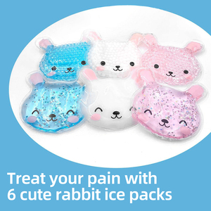 Wiederverwendbare Magische <span class=keywords><strong>Gel</strong></span>-Handwärmer Selbstheizende Wärme- und Kältepacks Kopfschmerz-Linderung Niedliche Tier-Wärme-Kälte-Pads für Kinder - Product Image 4