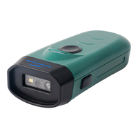 Lector de Códigos de Barras Portátil Inalámbrico Tipo Bolsillo 2.4G BT Xkancode 1D CCD 2D QR