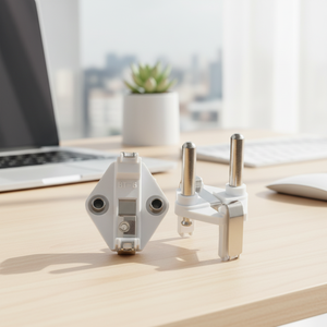 Spina <span class=keywords><strong>Elettrica</strong></span> Turca a 2 Pin in Rame 10A con 3 Prese Antimanomissione per Cavo di Alimentazione Francese - Product Image 5