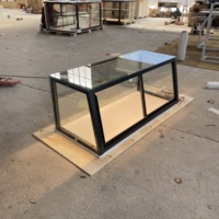 Etalase Roti Kaca Penuh Komersial dengan Lampu LED Perlengkapan Toko Hong Zhan untuk Showroom Peralatan Khusus Koki Terlaris