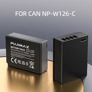 แบตเตอรี่กล้อง PUJIMAX 7.4V 1600mAh USB C NP-W126 สำหรับกล้อง <span class=keywords><strong>Fujifilm</strong></span> XT20 XT3 XPro1 Pro2 <span class=keywords><strong>X</strong></span>-Pro1 <span class=keywords><strong>X</strong></span>-T1 XT1 HS30EXR HS33EXR <span class=keywords><strong>X</strong></span> PRO1 - Product Image 2