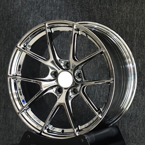 Jantes de course en alliage forgé DJJ 5X112 5X120 concaves pour BMW M3 M4 M5 Mercedes AMG <span class=keywords><strong>Audi</strong></span> <span class=keywords><strong>RS</strong></span> 18 19 20 21 pouces, finition chrome - Product Image 1