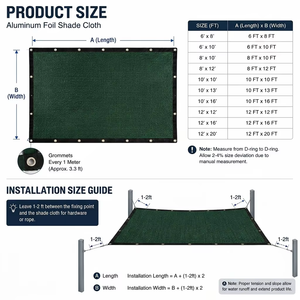 Rotolo di Telo Ombreggiante all'Ingrosso 80% HDPE Trattato UV <span class=keywords><strong>per</strong></span> <span class=keywords><strong>Giardino</strong></span> Esterno, <span class=keywords><strong>Rete</strong></span> <span class=keywords><strong>per</strong></span> Fattorie, Serre e Piantagioni - Product Image 4
