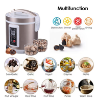 Fermenteur d'ail noir de grande capacité AZK 115-2 5L, machine commerciale automatique de fermentation de l'ail noir