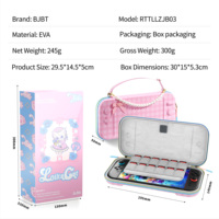 Étui de transport rigide en EVA BJBT Série Chat Lolita Mignon pour filles, compatible avec les accessoires de jeu Nintendo Switch 2 OLED et les cartouches