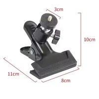 360 degrés rotule pince réglable support d'ordinateur portable support de tablette de bureau pour Gopro Hero 13 12 11 10 9 DSLR moniteur Flash lumière