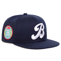 Casquette de baseball unisexe en coton 100 % à 6 panneaux, brodée, style hip-hop, réglable, à visière plate, type snapback, pour skateurs urbains - Vente en gros