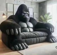 Nouveau Design 2025 – Canapé de Luxe Grand Modèle Godzilla, Canapé Animal Gorille Roi Kong pour Salon, Couleurs Personnalisables