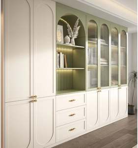 Ensemble de meubles de bureau de style français moderne, bibliothèque personnalisée, dernier modèle de meuble de bureau - Product Image 5