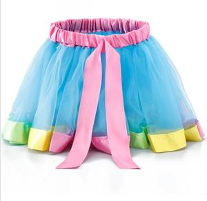 En gros Jupe d'été arc-en-ciel, Tutu arc-en-ciel, Tutu pas cher, Tutu à volants, Jupe courte de danse et de ballet pour filles - Product Image 6
