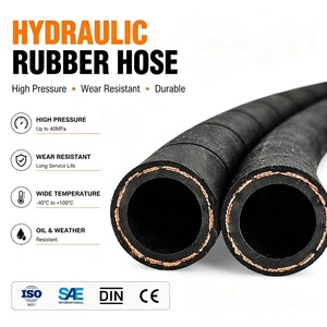 Tuyau en caoutchouc EPDM résistant aux hautes températures de 1/2 pouce, personnalisable <span class=keywords><strong>avec</strong></span> renfort en fil d'acier pour la découpe de tuyaux hydrauliques - Product Image 3