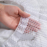 Sac à linge en maille grossière résistant aux déchirures avec cordon de serrage personnalisé, multi-tailles, réutilisable, anti-déformation, pour machine à laver