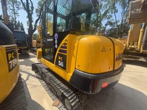 Miniexcavadora Komatsu PC56 Usada, 5.3 Toneladas, Motor S4D87E, Cucharón de 0.2m³, para Jardín, Granja, Excavación de Tuberías, Miniexcavadora Pequeña - Product Image 4