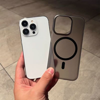 Étui en silicone pour iPhone avec aimant Smice de marque de luxe