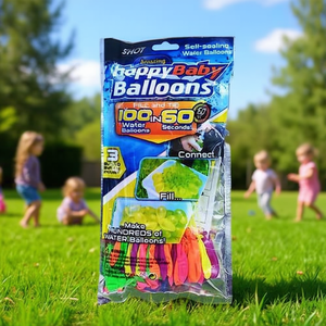 ลูกโป่งน้ำแฮปปี้ เบบี้ 100 ลูก ปิดผนึกเองได้ สำหรับเล่นกลางแจ้ง - Product Image 2