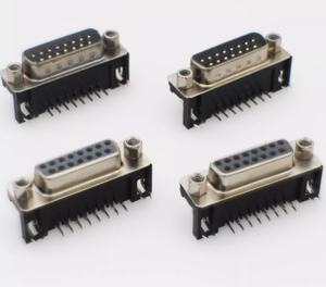 Placa de soldadura de pie doblado macho y hembra, enchufe chapado en oro, 15P, 25P, 26P, 37P, 44P, 62P - Product Image 2