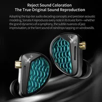 KZ Sonata X Flagship 28BA Écouteurs intra-auriculaires HiFi de qualité studio avec récupération de détails et imagerie sonore, moniteur intra-auriculaire (IEM)