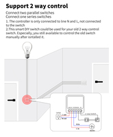 WEST OEM Kit domotique intelligent WiFi Zigbee Mini disjoncteur Module Alexa Interrupteur de lumière Intégration Google Home Courant maximum 16A