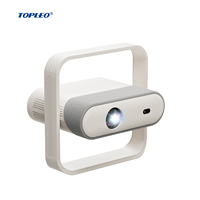 Mini projecteur Topleo sans fil LCD portable Full HD Android 14 1080p Smart Home Cinéma Mini projecteurs Android 4K