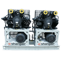 Haute efficacité et économie d'énergie Shang Air 11KW 15KW 20HP compresseur d'air à Piston industriel haute pression 30bar 1.2m3/min
