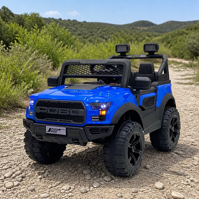 Children's Electric Car Four-Wheel Off-Road Car Baby Toy Battery Car Can Sit Double