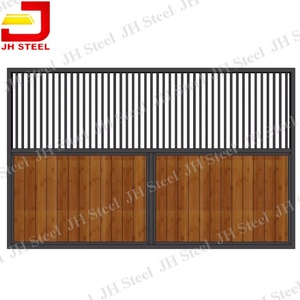 Carbonisé Bambou Classique Équine Grande Structure Maison Panneaux de Cheval Stable Décrochage - Product Image 4