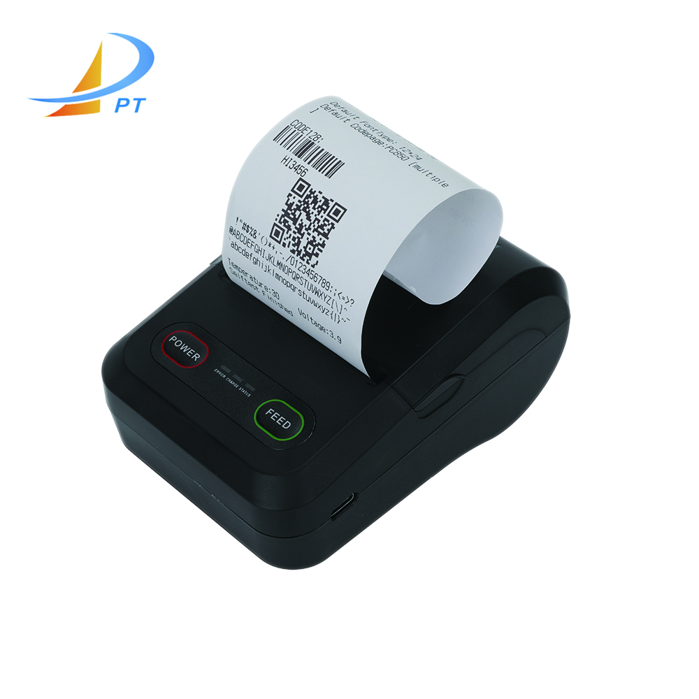 Tablet Auto Cut Mini Ticket Printer 80*80 Mm 203dpi Bluetooth Thermal Receipt Printer