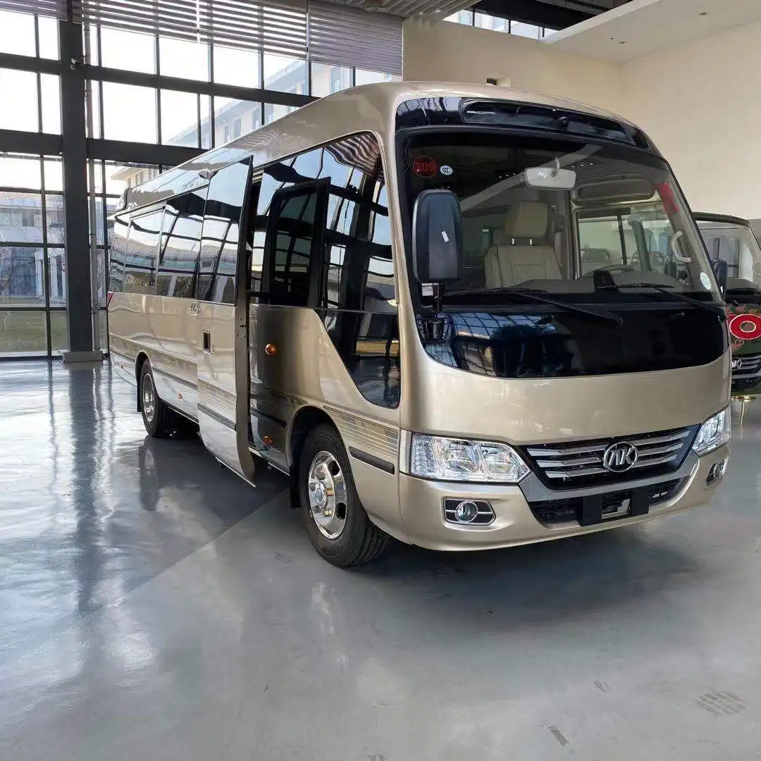 Luxo mini pequeno ônibus de turismo do governo melhor alta qualidade coaster para VIP com diesel e GNV ônibus elétrico com UM/C