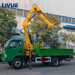 Grue mobile 3,2 tonnes à flèche pliante montée sur camion 4x2, grue hydraulique, élévateur de moteur à vendre - Product Image 5
