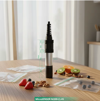 Sonde de chlore résiduel à membrane 0-20ppm IP68 en acier inoxydable PC M28*1.5 pour la surveillance du traitement de l'eau