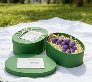 Customizable Square Paper Gift Box with <b>Sponge</b> Lining Recyclable High-End Handmade Design Magnetic Closure & Ribbon Strap - Product Image 1