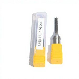 Fraise droite TCT 12,7*5*30, à 3 dents, à pointe en carbure pour machine de gravure CNC, outil de coupe multi-matériaux - Product Image 1