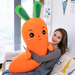 Beliebtes <span class=keywords><strong>Gro</strong></span>ßes <span class=keywords><strong>Karotten</strong></span>-Plüschtier Pflanzen-Frucht-Kissen Plüschpuppe <span class=keywords><strong>Gro</strong></span>ß<span class=keywords><strong>e</strong></span> Karotte Gefülltes Weiches Plüschtier <span class=keywords><strong>Karotten</strong></span>-Emoticon Umarmungskissen - Product Image 4