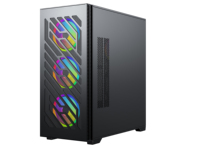 OEM Black Full Tower PC Case with Power Supply ATX Computer Cabinets for Gamers MOQ 300PCS