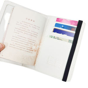 Vendita calda della fabbrica portafoglio da uomo in pelle sintetica custodia per passaporto portatile con stampa <span class=keywords><strong>digitale</strong></span> carta di carta - Product Image 1