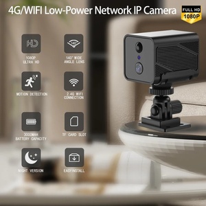Caméra de sécurité intérieure CCTV 2K 1080P Wi-Fi & 4G SIM Mini Home <span class=keywords><strong>Baby</strong></span> <span class=keywords><strong>Monitor</strong></span> avec capteur CMOS à vision nocturne Alarme de détection PIR - Product Image 4