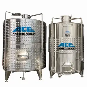 Voor 10000 Liter Gistfermentor Roestvrijstalen Cider Brouwen Fermentor Bananenwijn Maken Machine Apparatuur Fermentatie Tanks